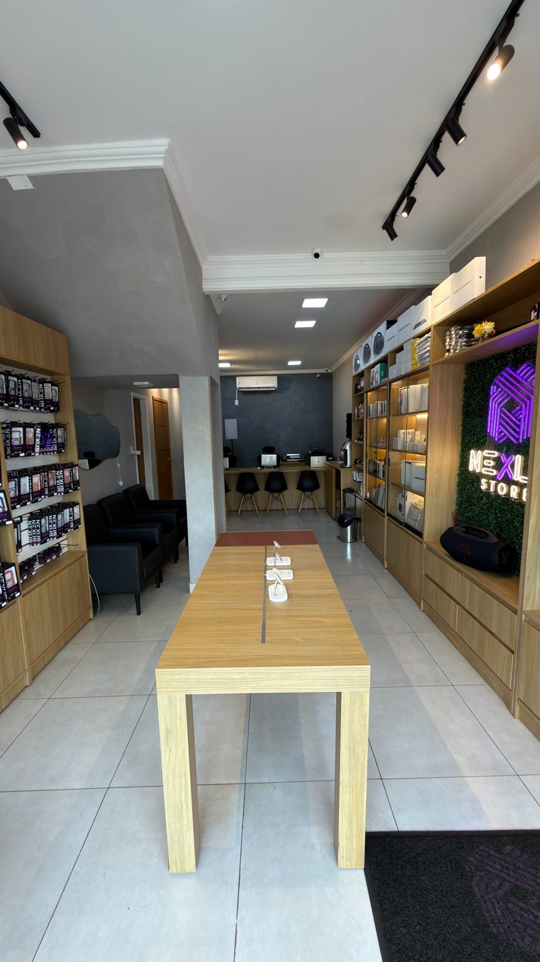 Vitrine da loja